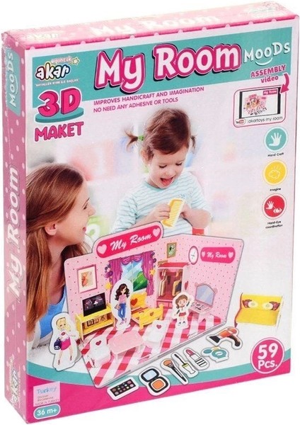 Benim Odam Maket 3 Boyutlu Puzzle fiyatları