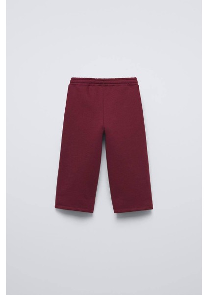 La Ciel Paris Şardonlu Nakış ve Baskı Detaylı Kız Çocuk Takımı – Sweatshirt & Boru Paça Alt, 2–7 Yaş indirimleri