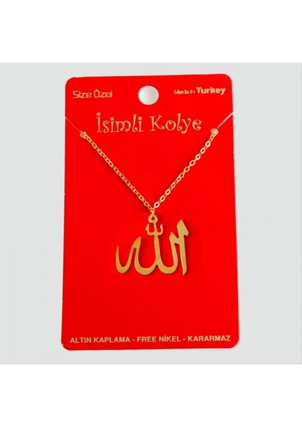 Allah Yazılı Uçlu Kolye modelleri