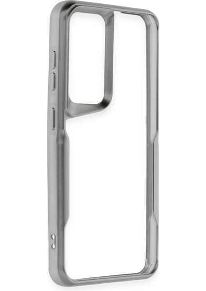 Samsung Galaxy S24 Kılıf Boyi Silikon Kapak - Gümüş fiyatları