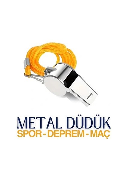 Bfs Metal Spor ve Deprem Düdüğü Sigefriedo Design