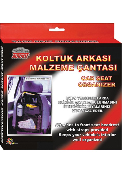Koltuk Arkası Organizer FA1-629 (2 Adet)