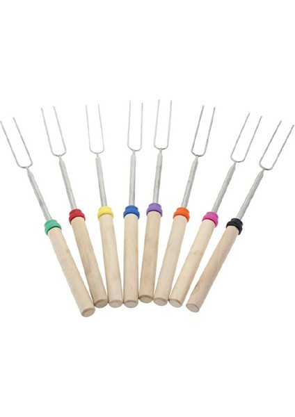 Nurgaz Campout Teleskobik Barbekü Çatalı Ng Tbc (4 Adet)