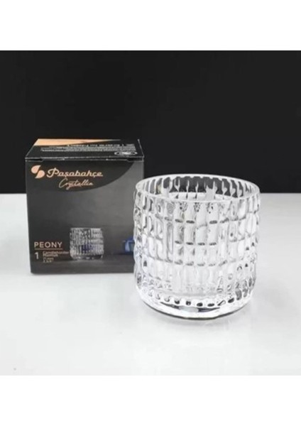 Peony Soğuk Kesme El Yapımı Mumluk 7x7 cm (3 Adet) fiyatları