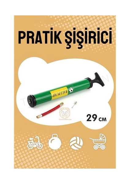 Turk Bisiklet Top Bot Şişirici Pratik El Pompası