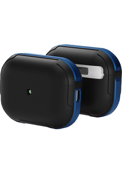 CPT83 Airpods Pro 2 (2.nesil) MO-A8 Armor Kılıf - Lacivert