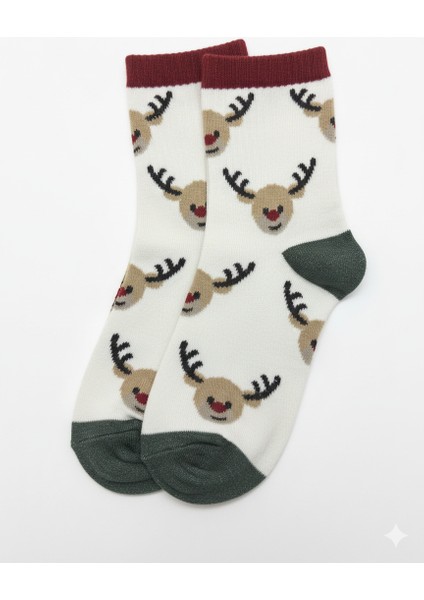 Fugo Concept Fugoconcept Kutulu 2 Çift Yılbaşı Çorabı Seti Noel Konseptli Hediyelik (Pamuklu) modelleri