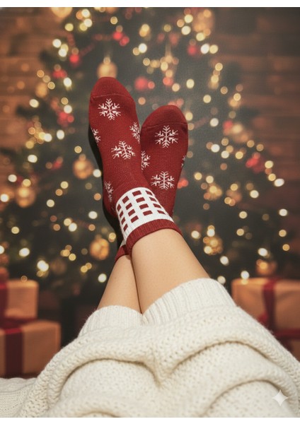 Fugo Concept Fugoconcept Kutulu 2 Çift Yılbaşı Çorabı Seti Noel Konseptli Hediyelik (Pamuklu) fırsatları