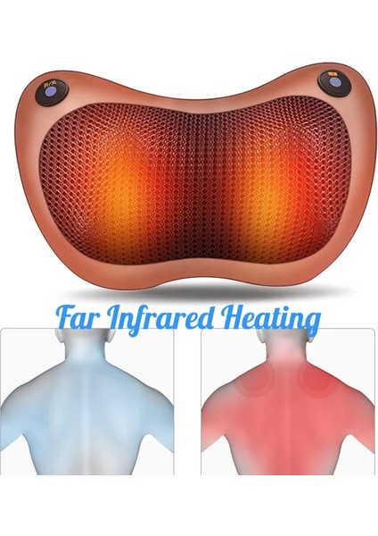 Car Home Isıtmalı Ovmalı Masaj Yastığı Ayak Bel Boyun Sırt Vücut Omuz Aleti modelleri