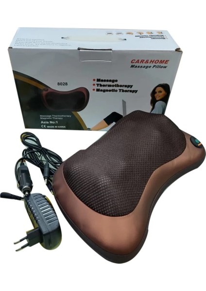 Car Home Isıtmalı Ovmalı Masaj Yastığı Ayak Bel Boyun Sırt Vücut Omuz Aleti