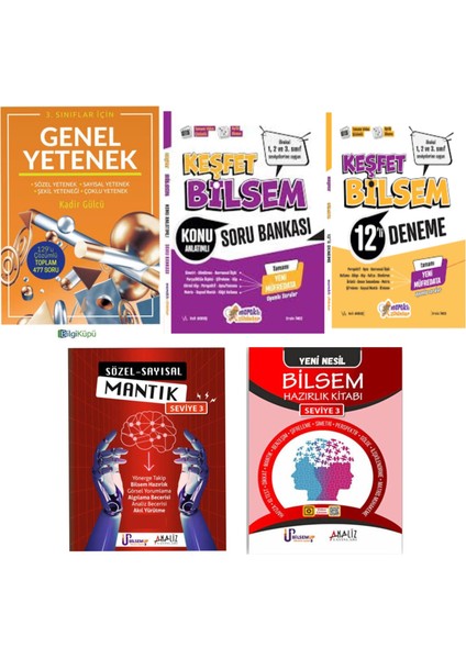 Bilsem Sınava Hazırlık Seti Deneme Sınavları Konu Anlatım Soru Bankası Full Set