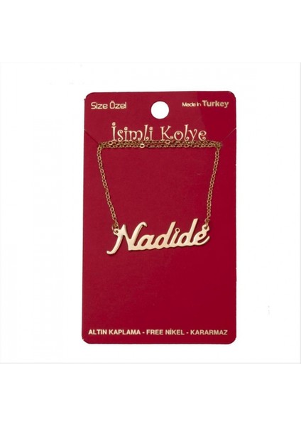Ieg Nadide Isimli Kolye (Kişiye Özel)