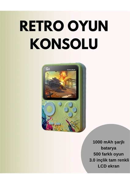 Tv Bağlantılı 500 Oyunlu Mini Gameboy Konsol fiyatları