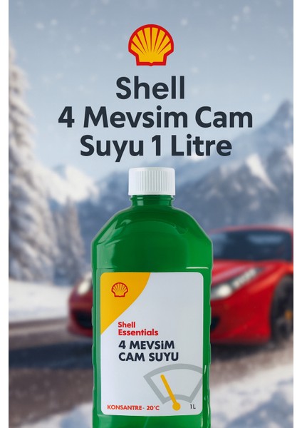 4 Mevsim Cam Suyu 1 Litre