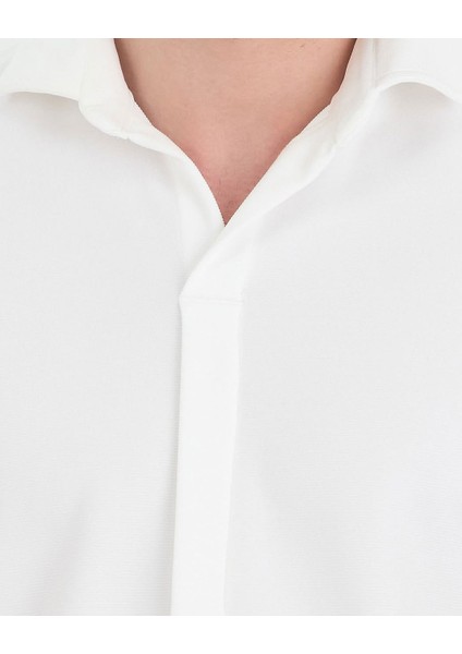 Oslo Gömlek Yaka Süs Patlı Likralı Erkek T-Shirt Premium Kumaş fırsatları