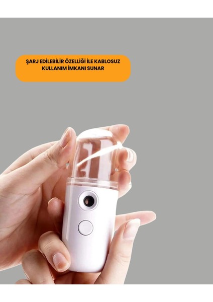 Bfs Mini Şarjlı Buhar Nemlendirici – Taşınabilir, Enerji Tasarruflu, Kablosuz Kullanım fırsatları