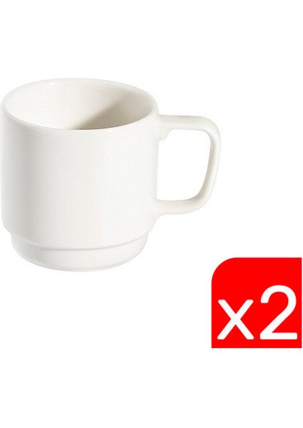 Porselen Stolt Istifli Kupa 250CC 2 Li