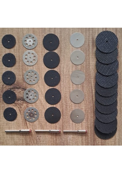 Gravür Kalıpçı Makinaları Için Taşlama Kesme Zımparalama Disk Seti Elmas Metal Plastik Ahşap 33 Pcs