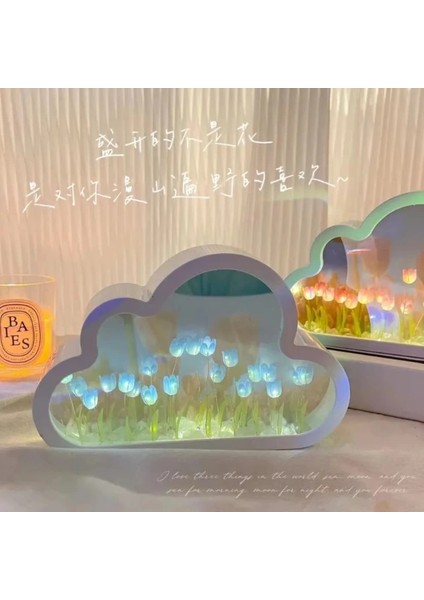 El Yapımı Büyük Boy Bulut Gece Lambası