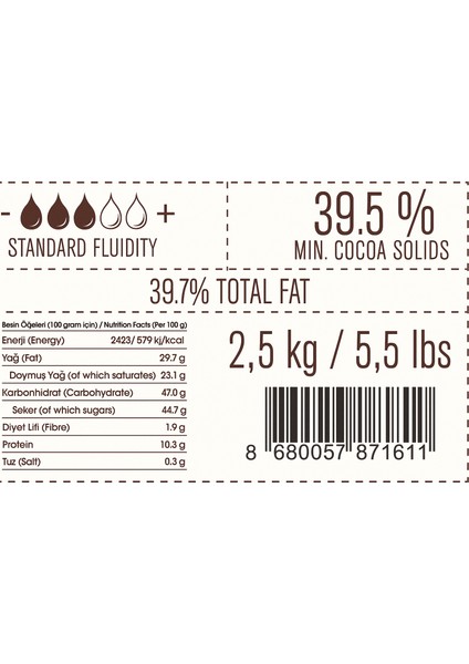 Pul Çikolata Seti : Sütlü - Bitter - Beyaz 7.5 kg fırsatları