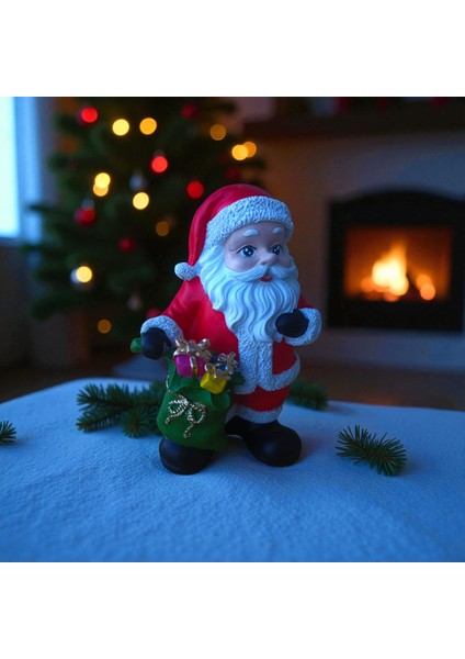Yılbaşı Büyük Noel Baba Biblo Yılbaşı Dekorasyon Süsleme 25 cm Neol Baba