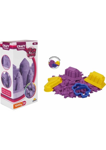 Fun Dough Kinetik Kum 1000 G Mor