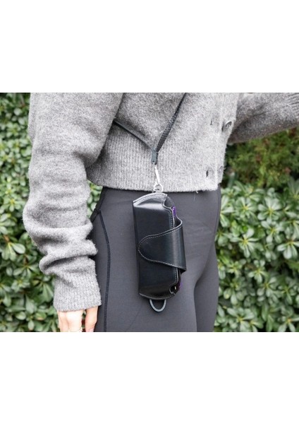 Riviera Deri Askılı Gözlük Kılıfı Parlak Siyah fiyatları