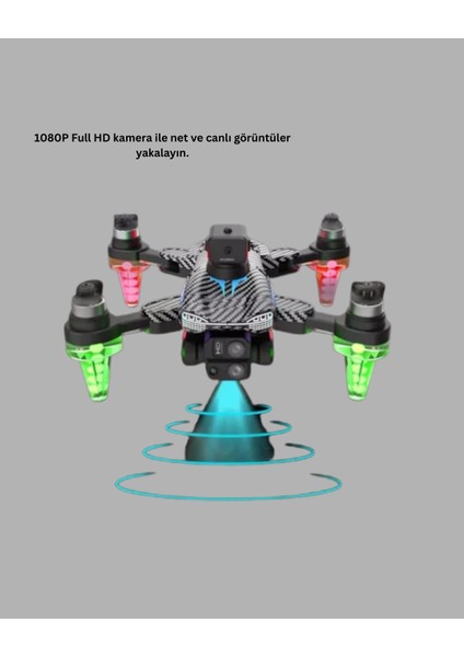 Katlanabilir Drone 1080P Kamera Full Hd Çekim Hafif ve Taşınabilir indirimleri