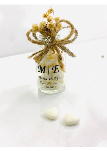 Söz, Nişan, Düğün, Sünnet, Kına, Mevlüt, Nikah Şekeri Hatıra Hediye Cam Şişe Kalp Şeker fiyatları