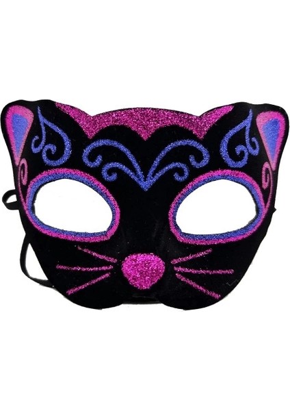 Kadife Kaplama Kedi Maskesi