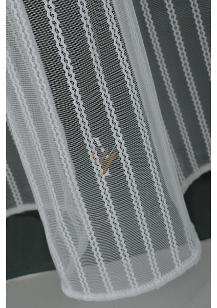 Simli Çift Makarna Tül Perde 2201 V-Gümüş indirimleri