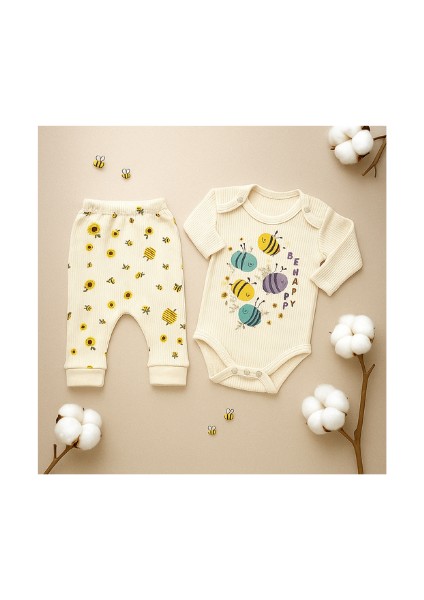 Yeni Sezon Yenidoğan Arılı 2 Parça Unisex Takım