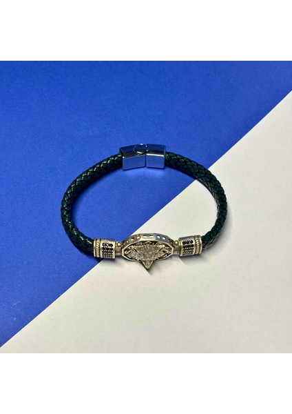 El Işçiliği ile Üretilmiş Hakiki Deri Erkek Bileklik modelleri