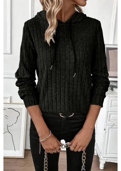 Uzun Kol Bağcıklı Şardonlu Kaşkorse Bluz - Siyah fiyatları