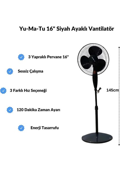 Yumatu MYS-1802 Vantilatör Ayaklı fırsatları