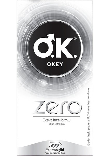 Okey Prezervatif Zero 10'lu (5 Adet) fiyatları