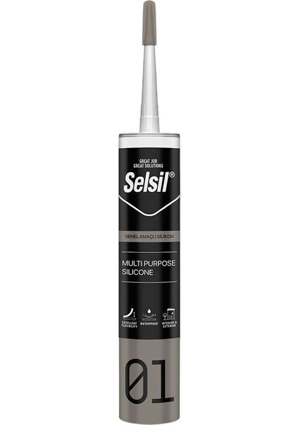 Selsil 01 Silikon Genel Amaçlı Beyaz 280 gr