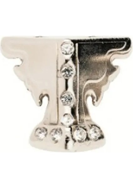 Eco Lounge Kelebek Taşlı Ahşap, Sunta Sandık Ayağı, Kutu Ayak 3,5 cm - Nikel