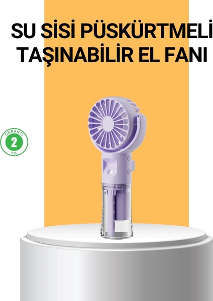 Taşınabilir Şarjlı Su Buharlı Mini Klima Fan