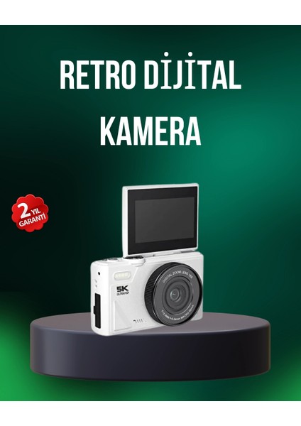 Bfs 5k 75MP Dijital Kamera Wifi Aktarımlı Otofokus ve 18X Dijital Zoom