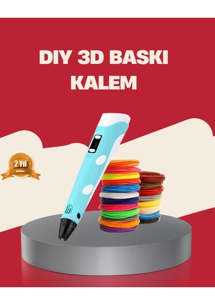 Çocuklar Için Güvenli 3D Yazıcı Kalem