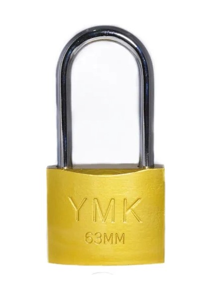 Eco Lounge Ymk Eko Sarı Boyalı Uzun Kancalı Asma Kilit 32MM