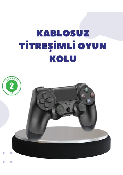 Kablosuz Titreşimli Oyun Kolu – Yüksek Hassasiyetli Analog Kontrol ve Ergonomik Tutma