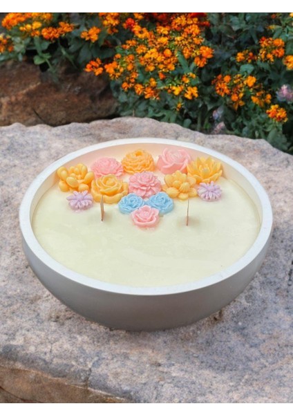 Dekoratif %100 Soya Mum | Özel Tasarım Kaplar | Ev Dekorasyonu, Hediyelik ve Aromaterapi Için Zarif Seçenek modelleri