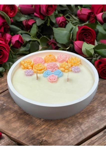 Dekoratif %100 Soya Mum | Özel Tasarım Kaplar | Ev Dekorasyonu, Hediyelik ve Aromaterapi Için Zarif Seçenek fırsatları