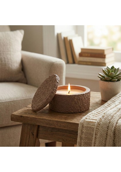 Sakinlik ve Ayrıcalık %100 Doğal Soya Wax Kokusuz Mum Lüks Hissiyatı Yaratan El Yapımı Dekoratif Tasarım Mum fiyatları