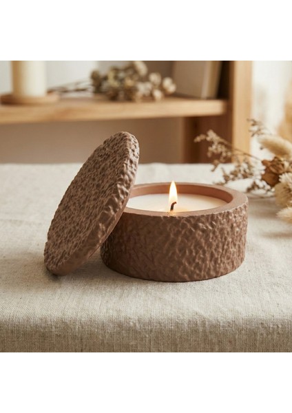 Sakinlik ve Ayrıcalık %100 Doğal Soya Wax Kokusuz Mum Lüks Hissiyatı Yaratan El Yapımı Dekoratif Tasarım Mum modelleri