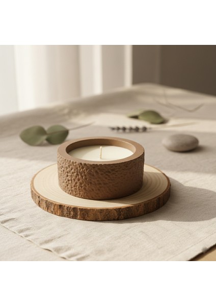 Sakinlik ve Ayrıcalık %100 Doğal Soya Wax Kokusuz Mum Lüks Hissiyatı Yaratan El Yapımı Dekoratif Tasarım Mum fırsatları