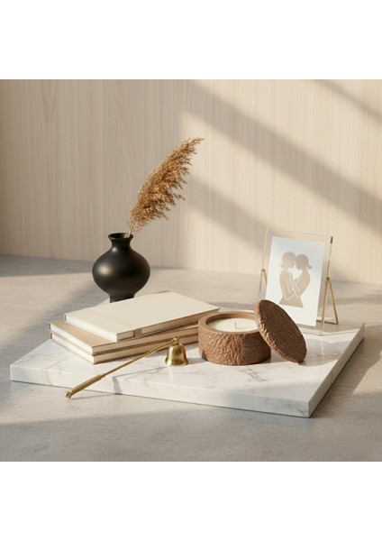 Sakinlik ve Ayrıcalık %100 Doğal Soya Wax Kokusuz Mum Lüks Hissiyatı Yaratan El Yapımı Dekoratif Tasarım Mum indirimleri