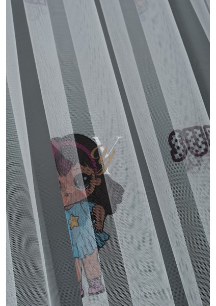 Baskılı Kurşunlu Grek Tül Perde Çocuk S.sürpriz modelleri